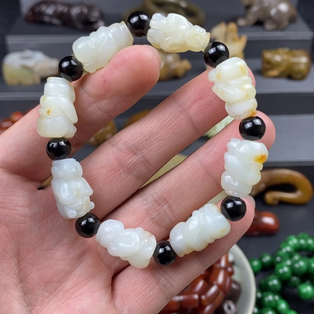 和田玉挂件未镶嵌九*