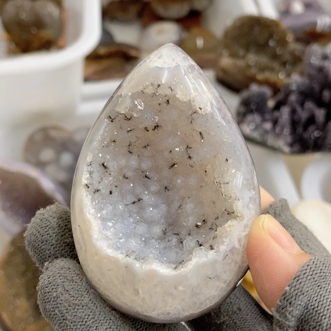 紫晶珠宝半成品未镶嵌