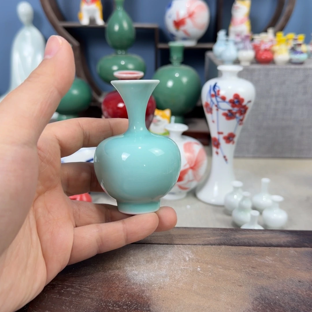 陶瓷手工小花器摆件