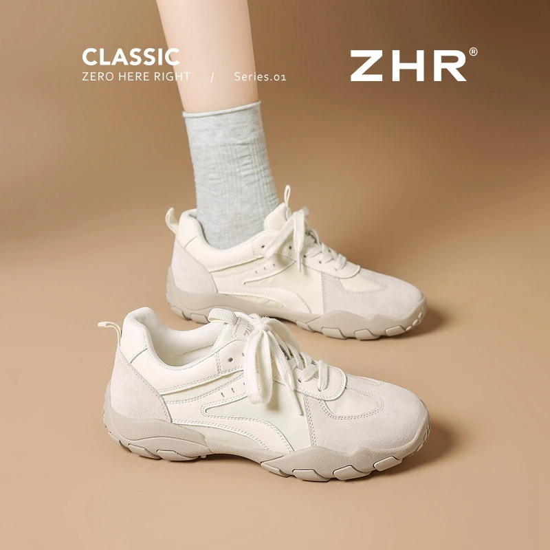 鞋子女ins潮牌百搭软底德训鞋内增高芭蕾风女鞋休闲鞋百搭阿甘鞋