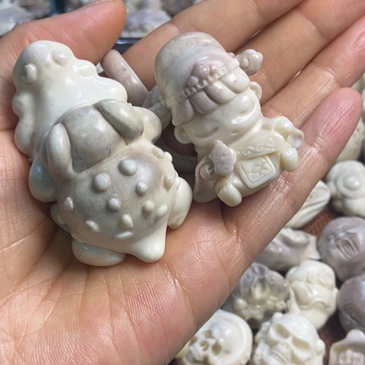 曼***华配饰鹿角雕刻一起出