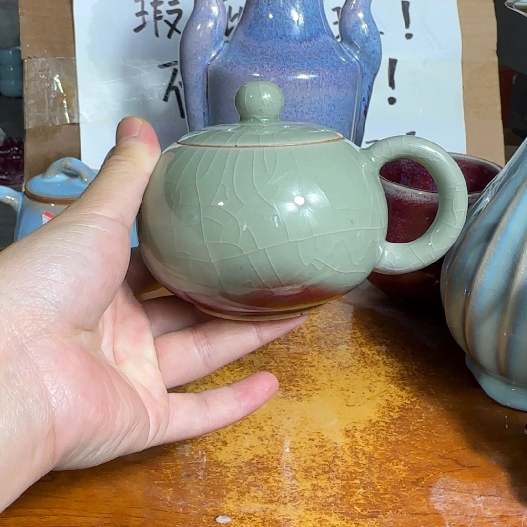 摆件郑家钧窑摆件微