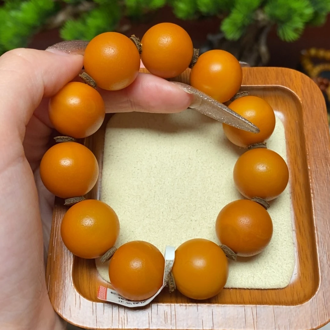 【闪购商品】未镶嵌蜜蜡手链手串