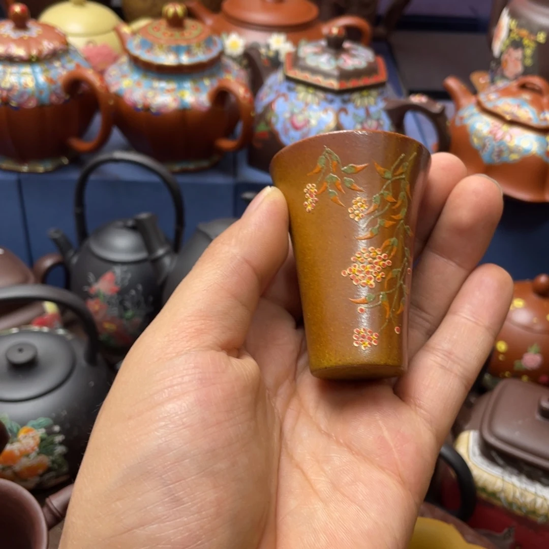 紫砂茶杯紫砂主人杯