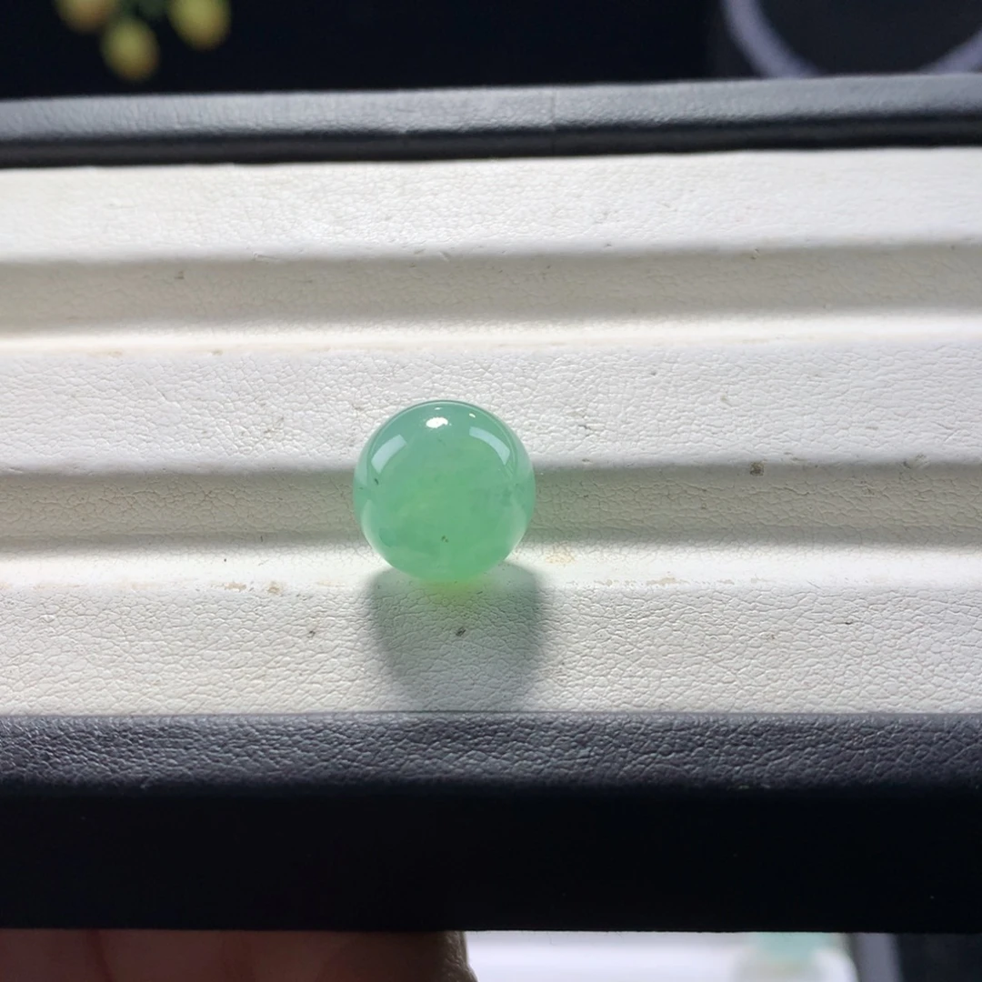 翡翠未镶嵌手串卡12绿珠