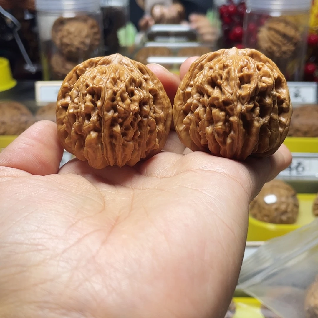 淡***。吊坠文玩核桃四座楼44全品