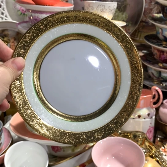 瓷片微瑕陶瓷处理介意请慎拍15厘米