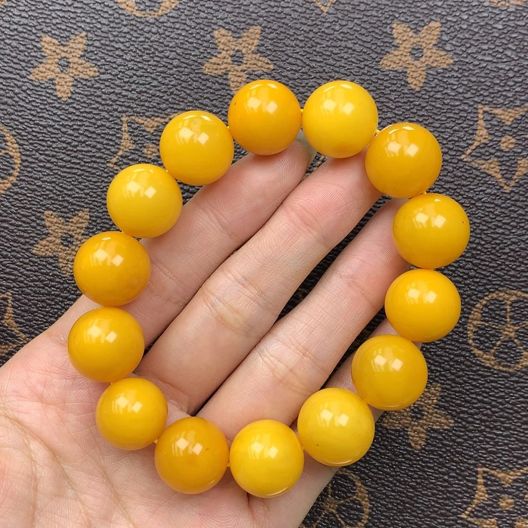 琥珀未镶嵌珠宝奇石15mm➕