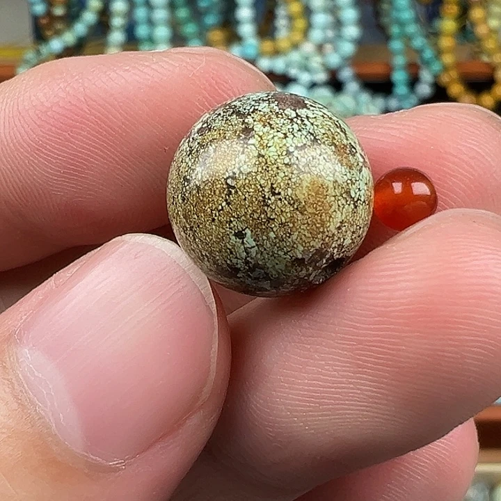 南红玛瑙未镶嵌配饰卡13.6