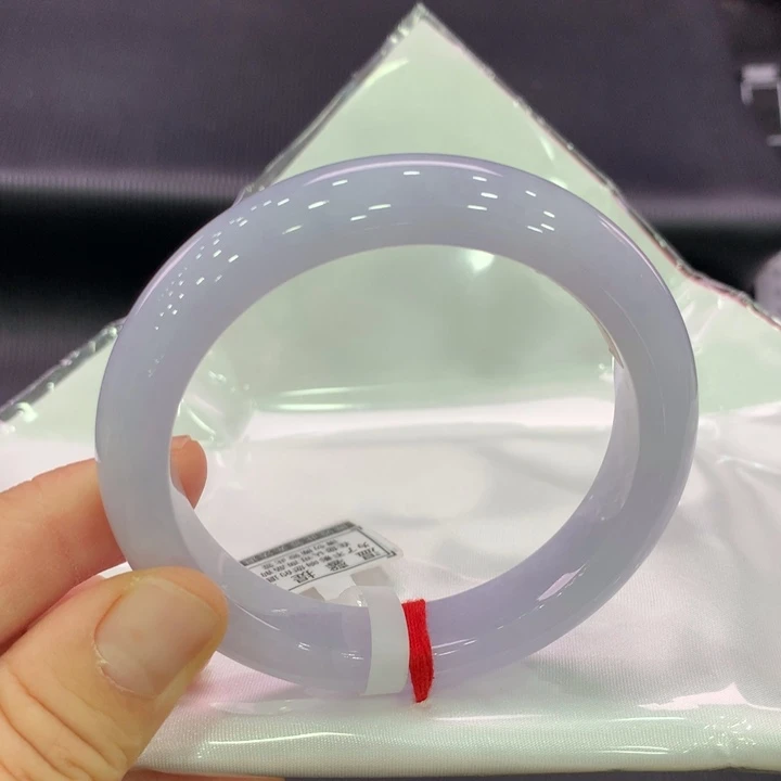 翡翠未镶嵌手镯正圈56-57