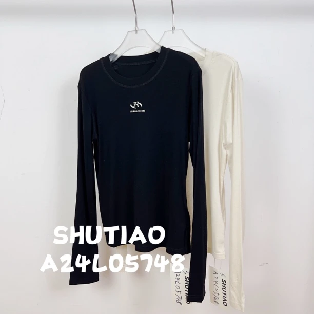 【SHUTIAO】2024秋冬：新款小众设计款T恤A24L05748