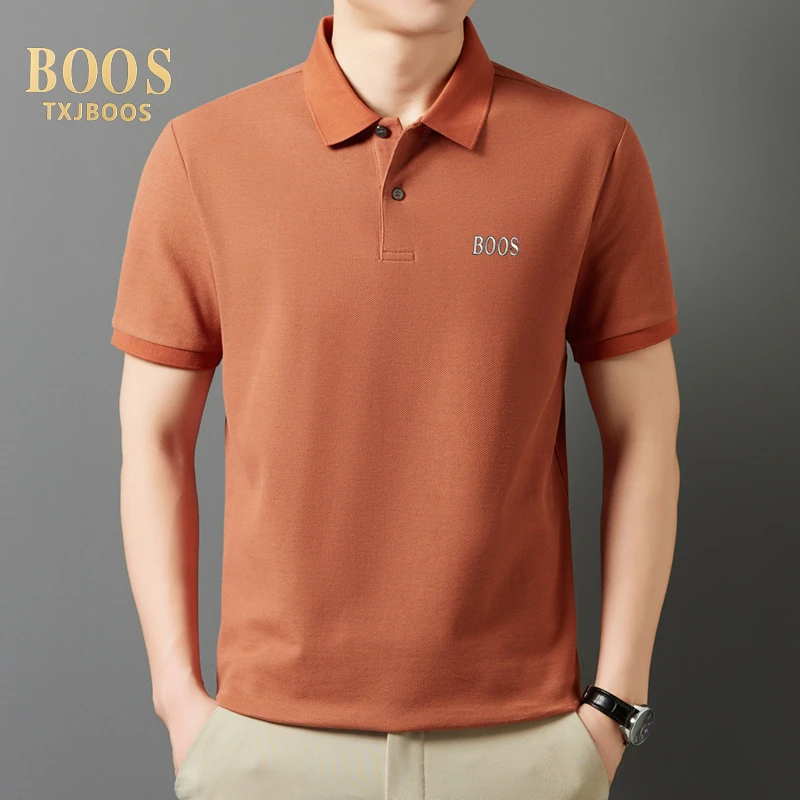 奥莱正品夏季新款POLO男士领修身短袖商务休闲透气刺绣POLO衫