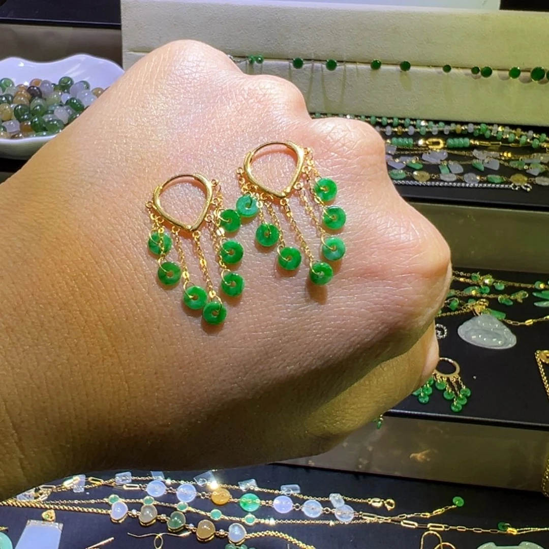 颈饰未镶嵌翡翠支持复检，缅料