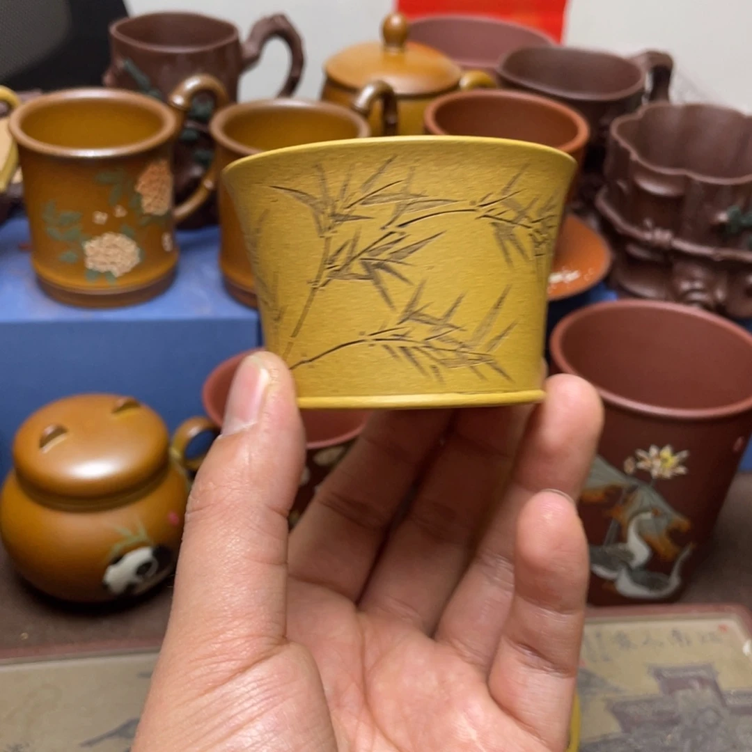 紫砂茶杯紫砂主人杯100cc