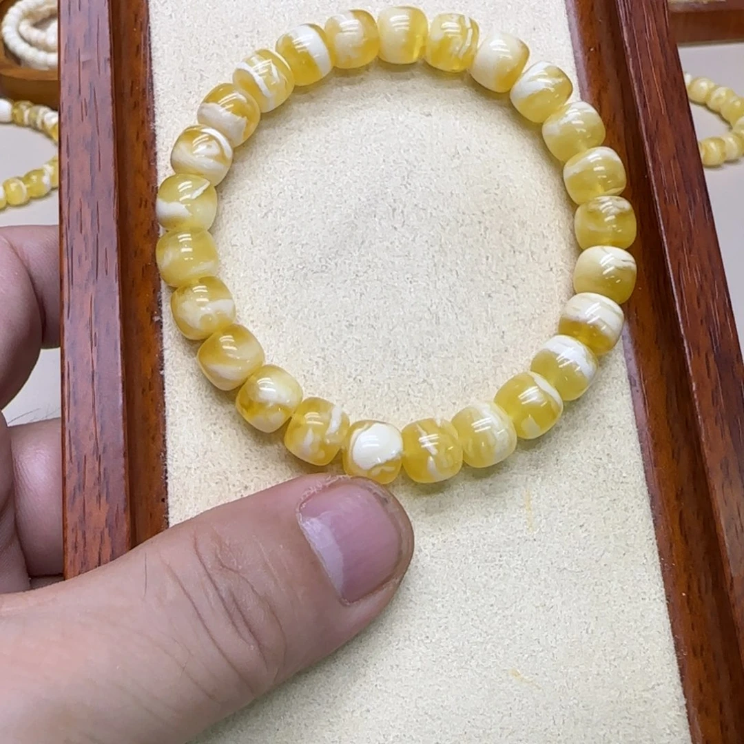 蜜蜡未镶嵌手串蜜蜡手串