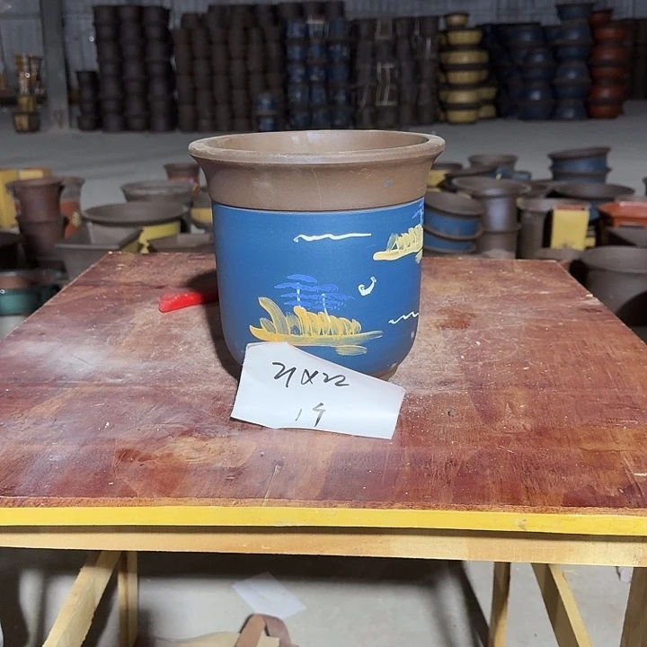 紫砂花盆手工制作20