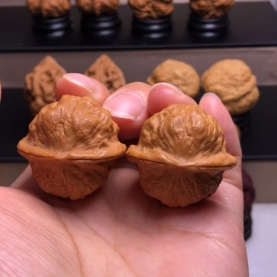 文玩核桃把件芭蕉扇23