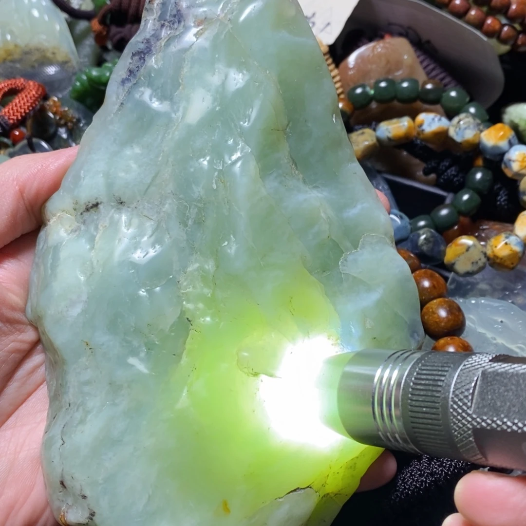 蛇纹石玉未镶嵌颈饰不退不换