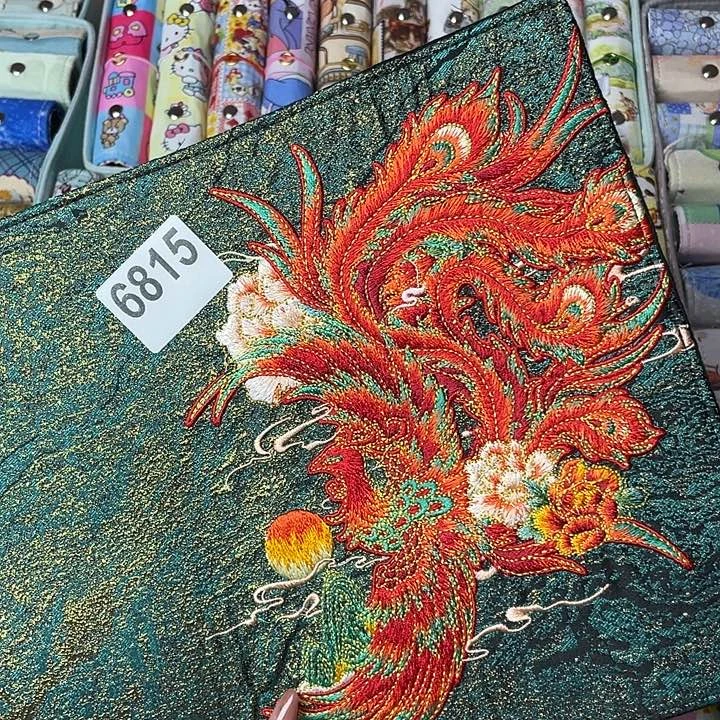 织绣A5活页带纸6815