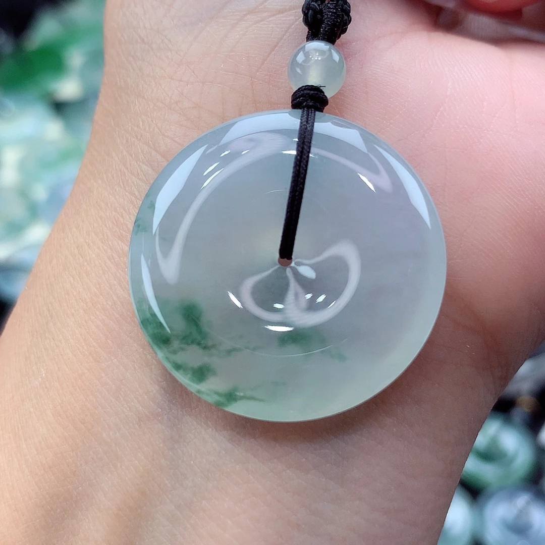 颈饰未镶嵌翡翠编号70尺寸29.5-5.9