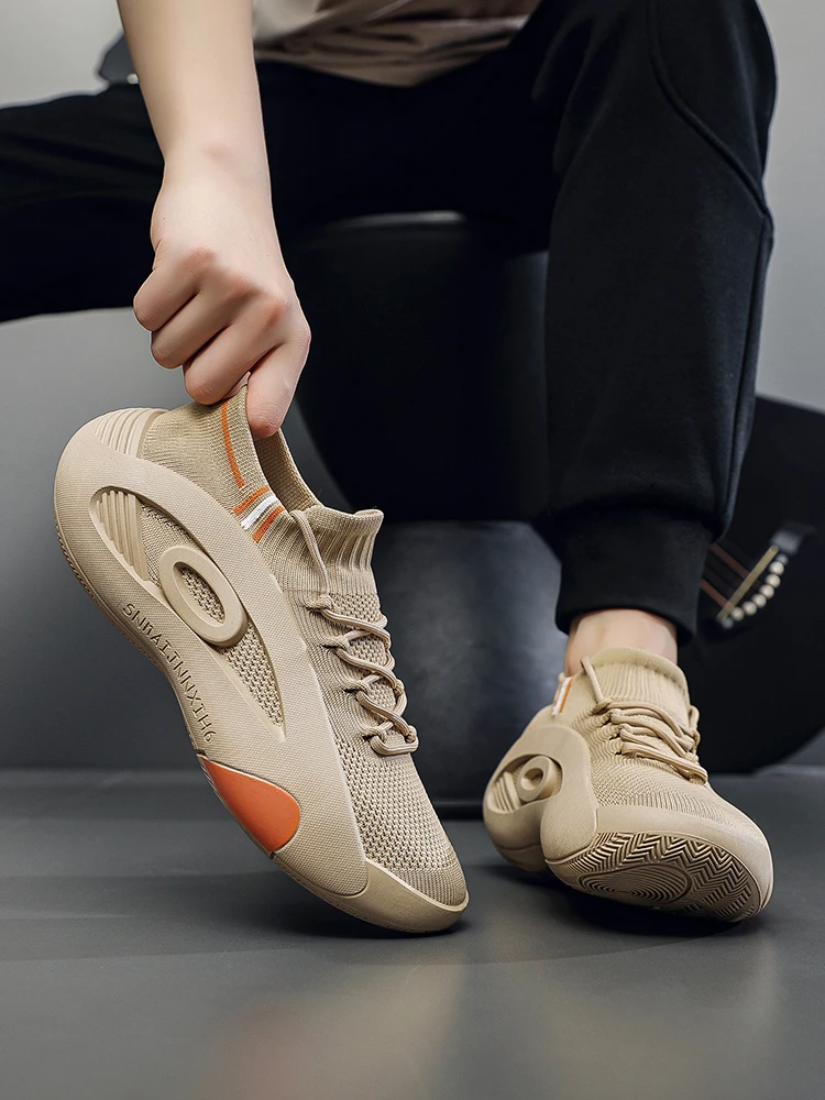 夏季男士透气飞织鞋软底鞋网面百舒适搭潮鞋男鞋鞋子男款LD920