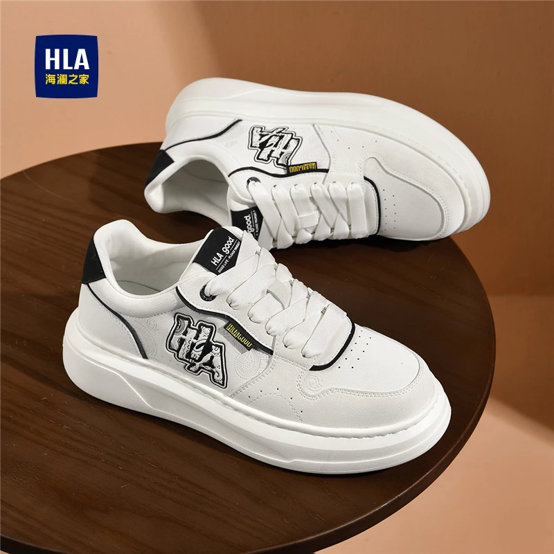 海澜之家男鞋2025秋季新款增高小白鞋运动休闲板鞋潮流百搭开车鞋