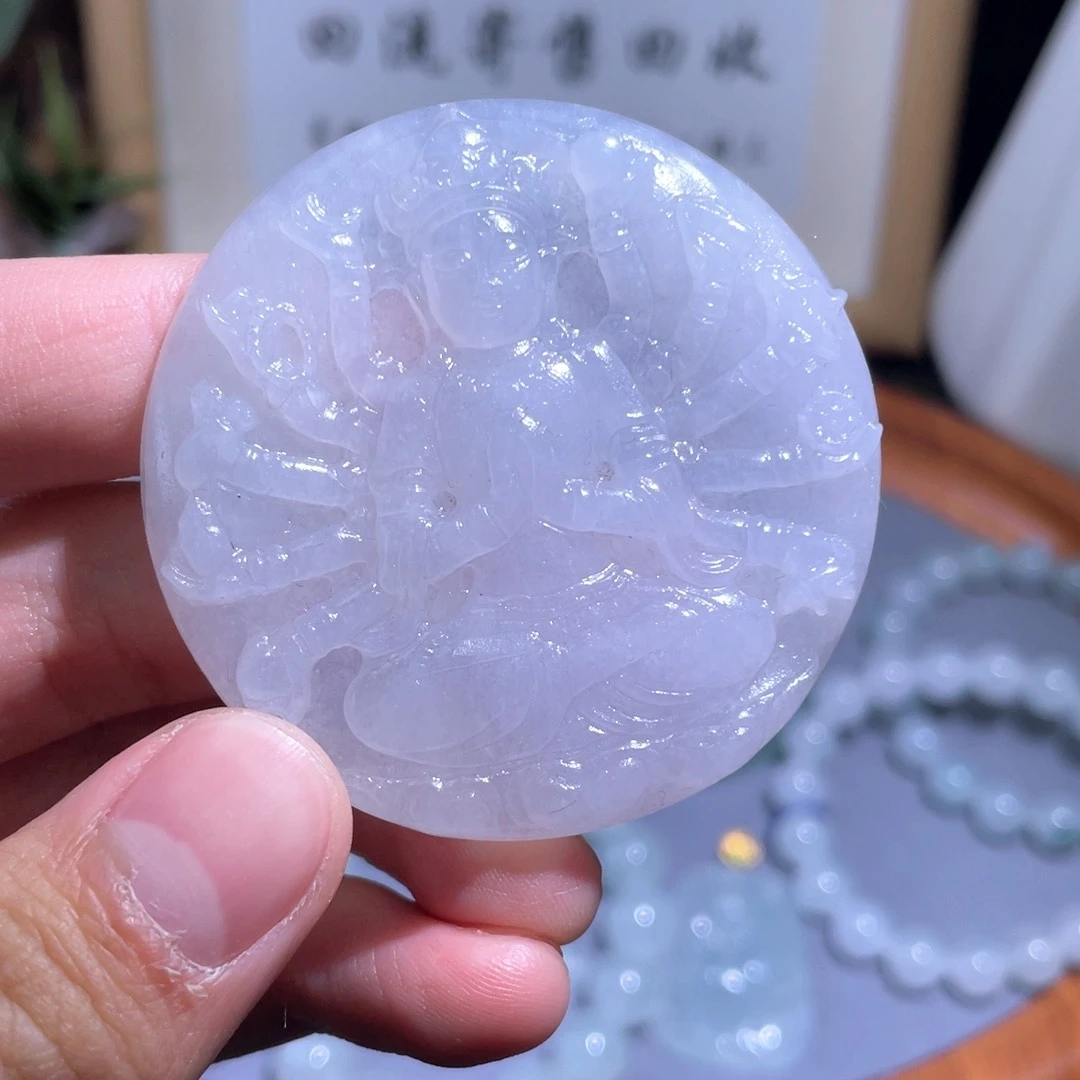 翡翠未镶嵌颈饰吊坠