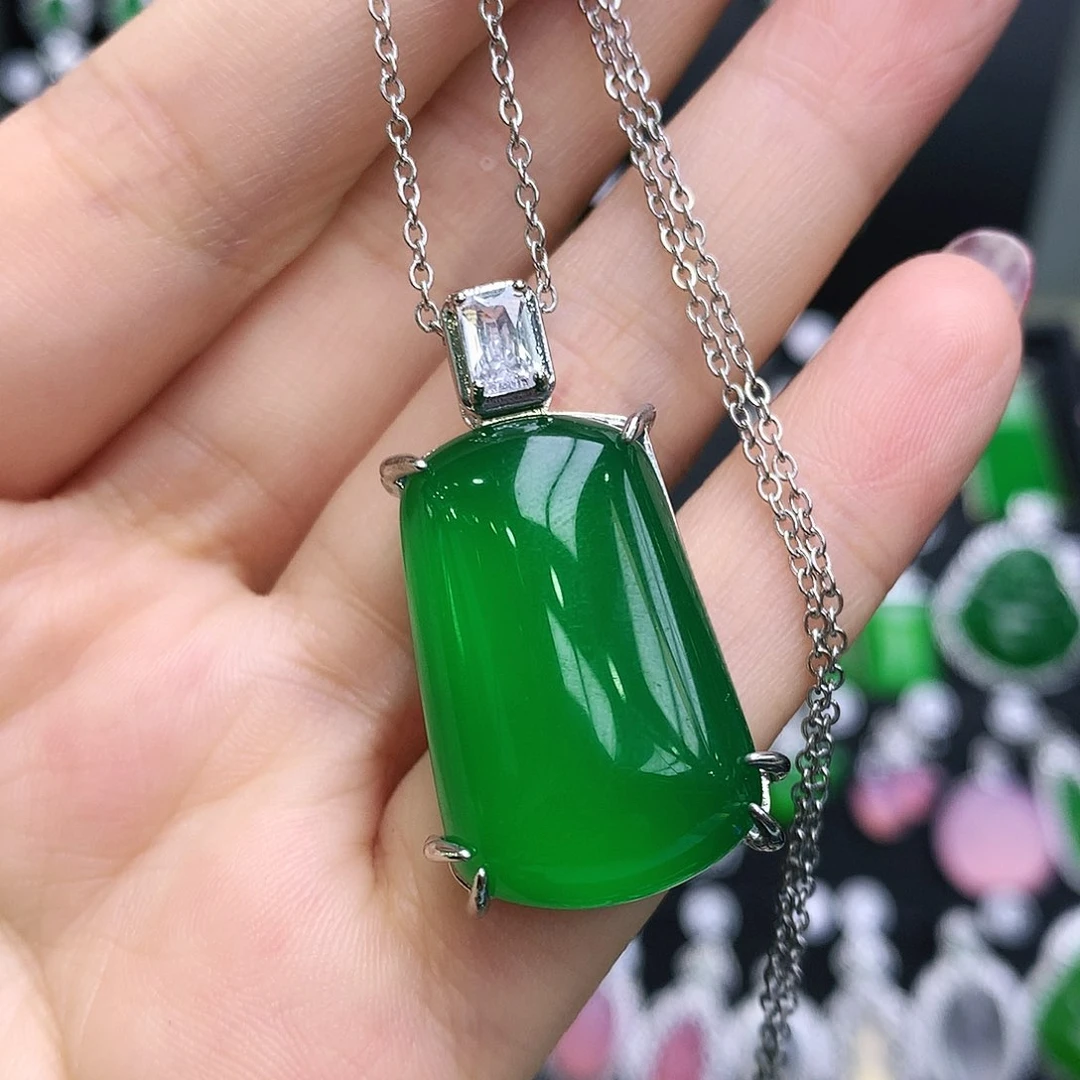 玛瑙/玉髓吊坠合金