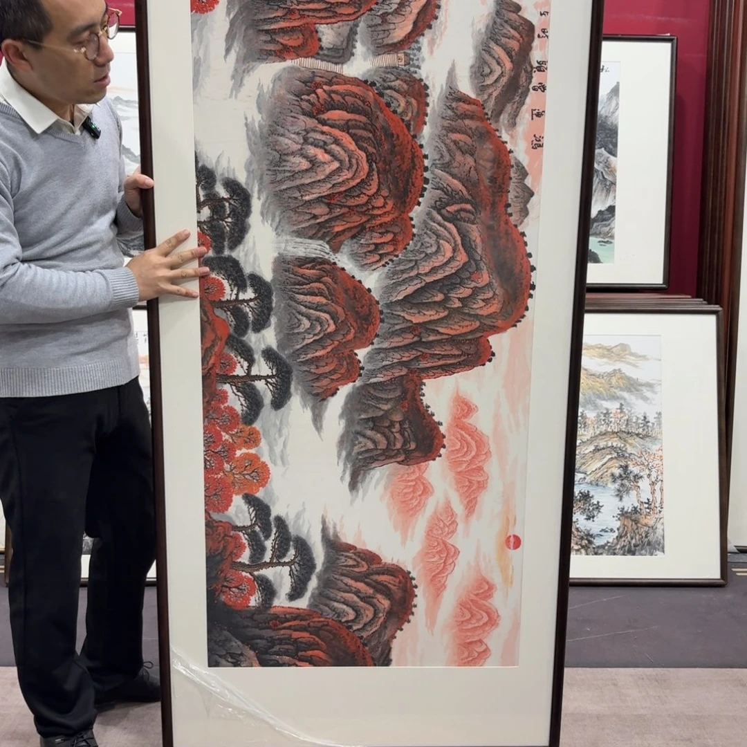 国画手绘作品210/80