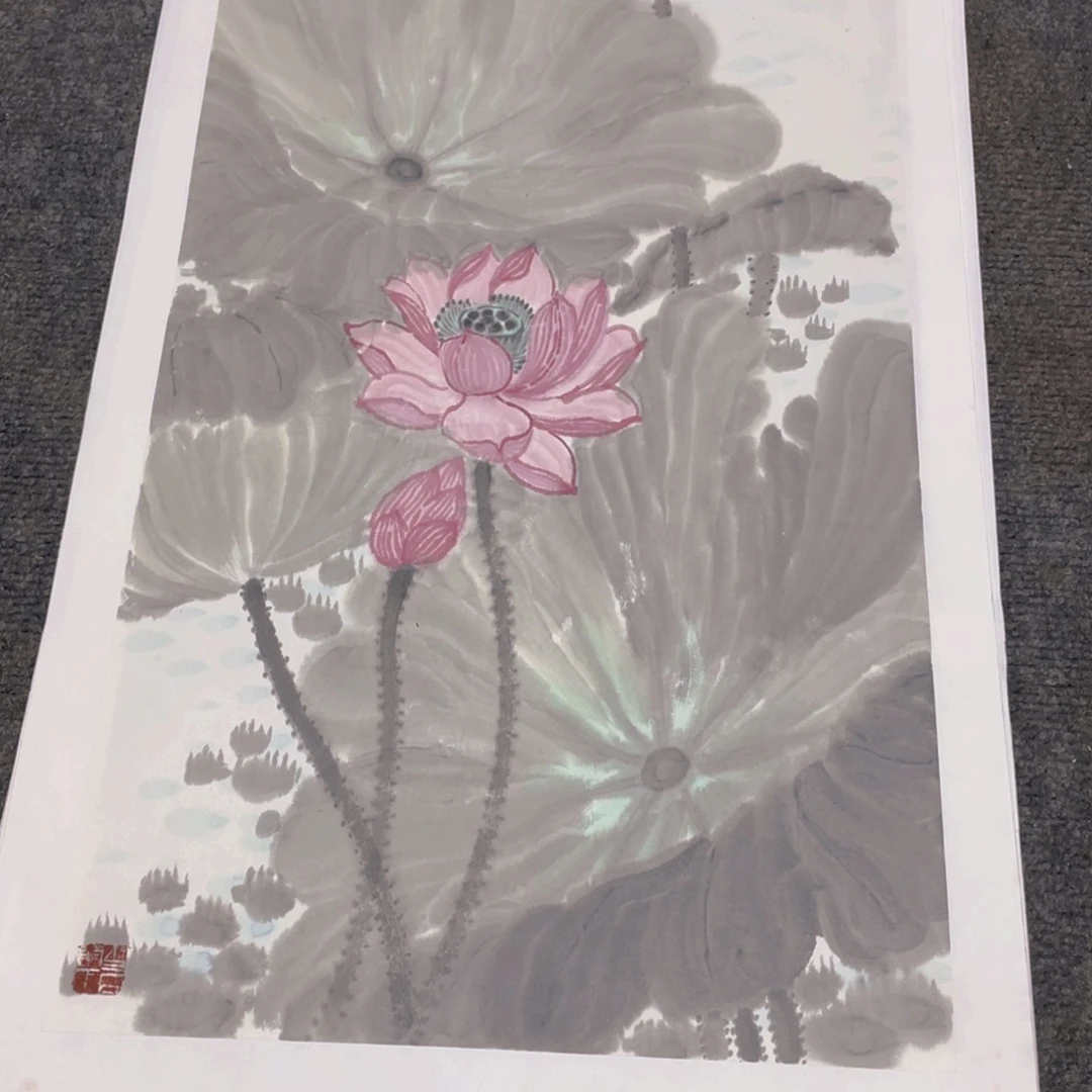 国画2平尺纯手绘国画作品