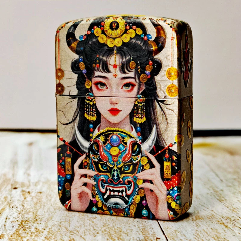 【老李鉴定】ZIPPO打火机正版1941包银古法烫金扎基拉姆 女财神DYJ1