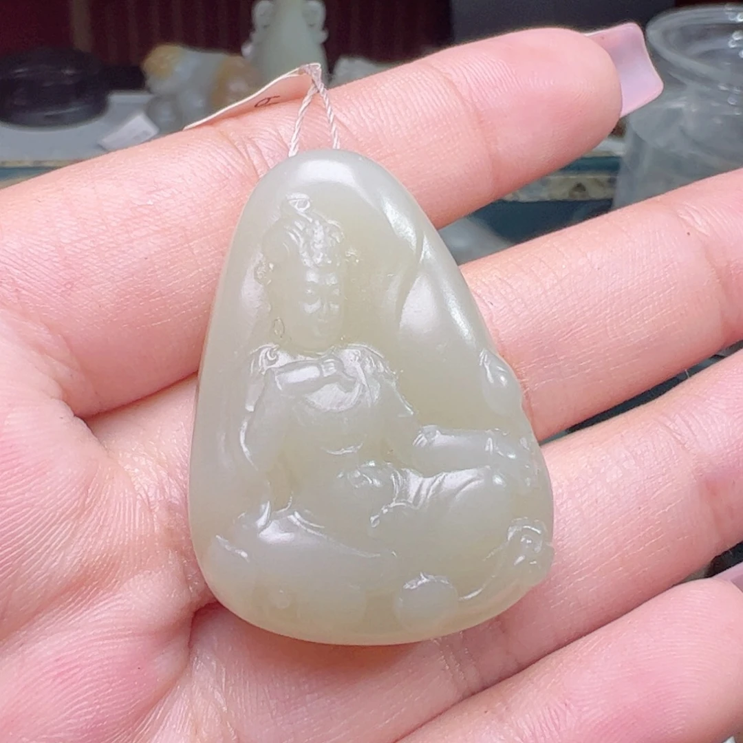 和田玉（糖玉）未镶嵌颈饰