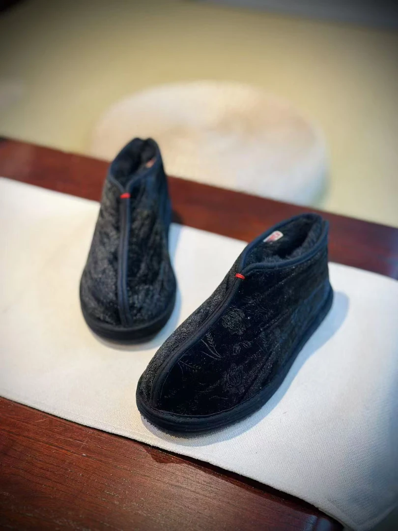 西楚【大棉花影】中国风透气舒适养脚纯手工千层底布鞋民族风女