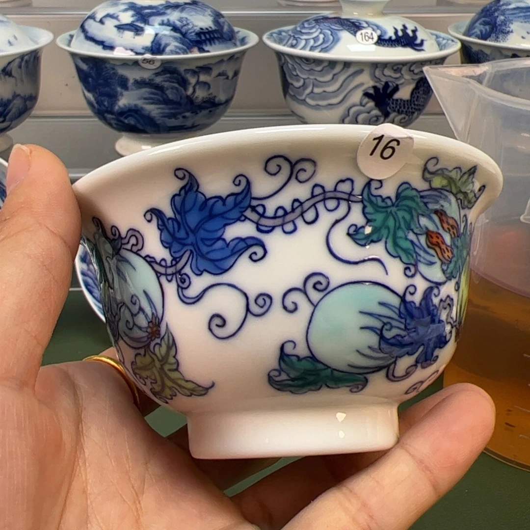 杯木木景德镇纯手绘茶具16
