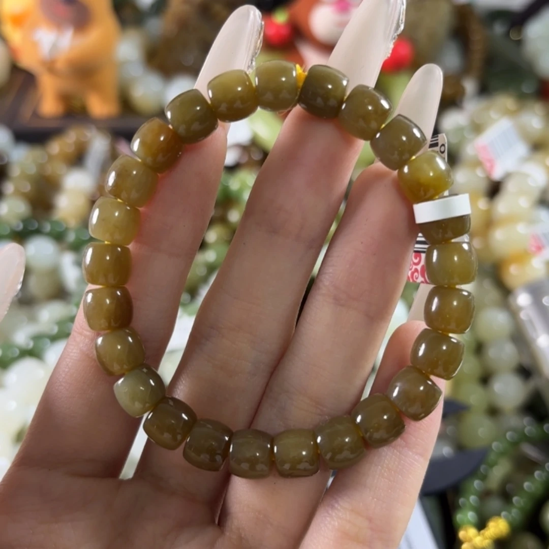 和田玉未镶嵌手链234