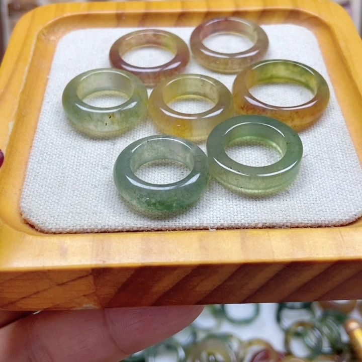 玛瑙/玉髓戒指未镶嵌嘉****头不退不换