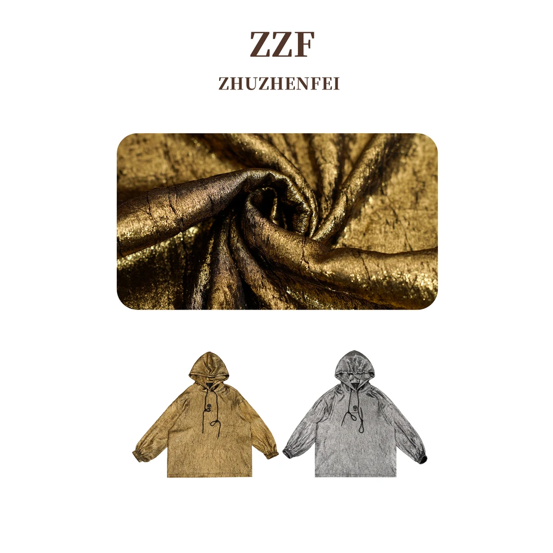 ZHUZHENFEI[【旧金山】两色斑驳工艺独特个性宽松百搭帽衫Z351127