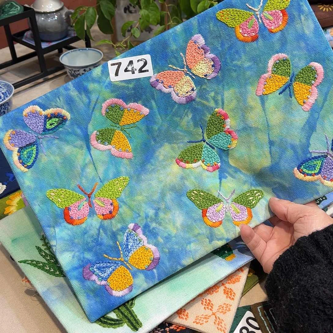 规格20.30刺子绣茶席