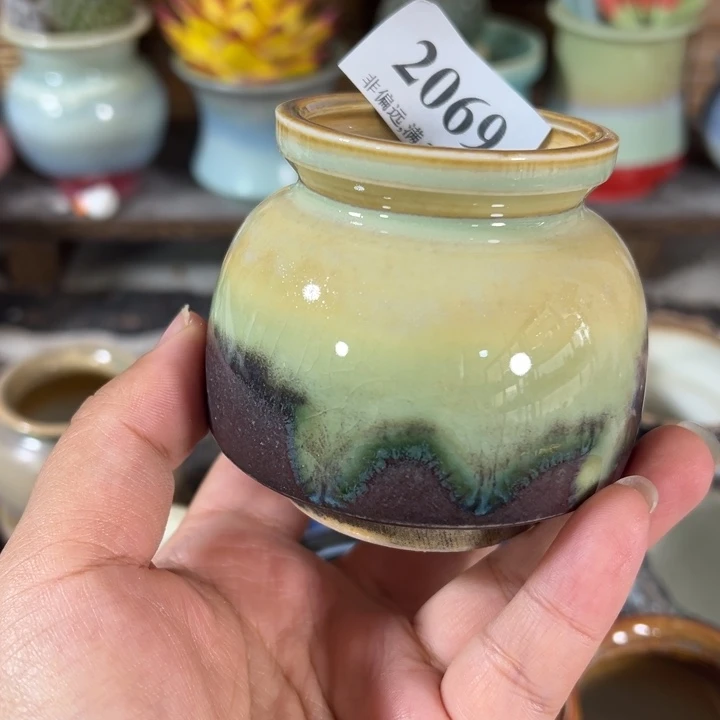 口4高6 手工花盆满30包邮