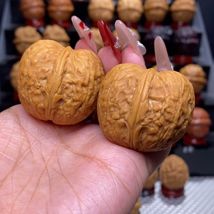 文玩核桃把件寿星元宝37号