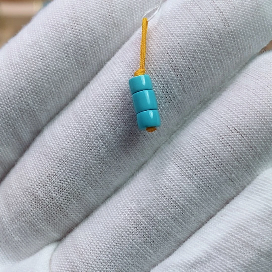 绿松石未镶嵌珠宝奇石4.1mm