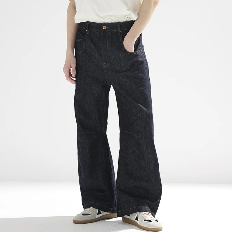 官方直营EpidePrefab25SS休闲裤弯刀纸棉牛仔裤气球裤直筒