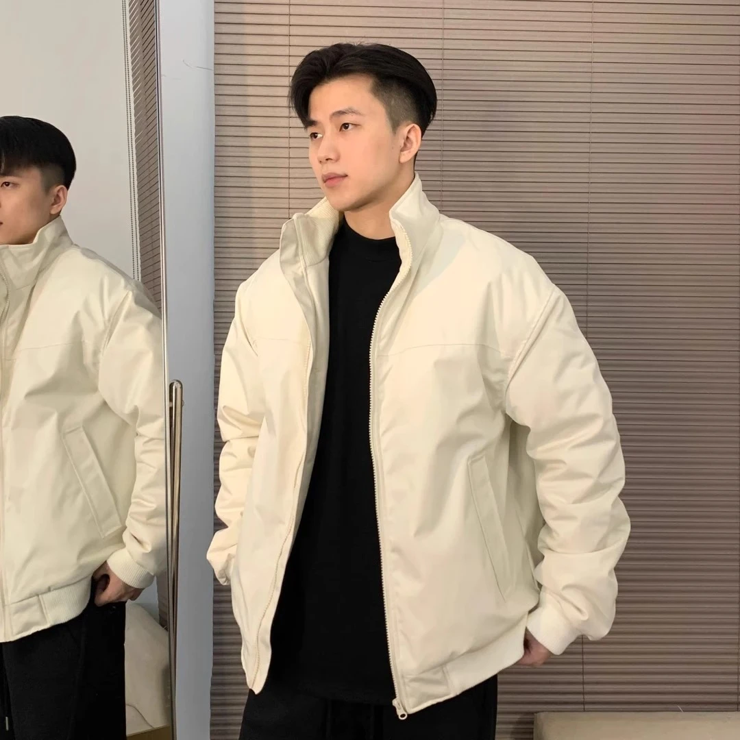 美式三防教练飞行夹克男春秋款潮牌高级感工装外套立领短款棒球服