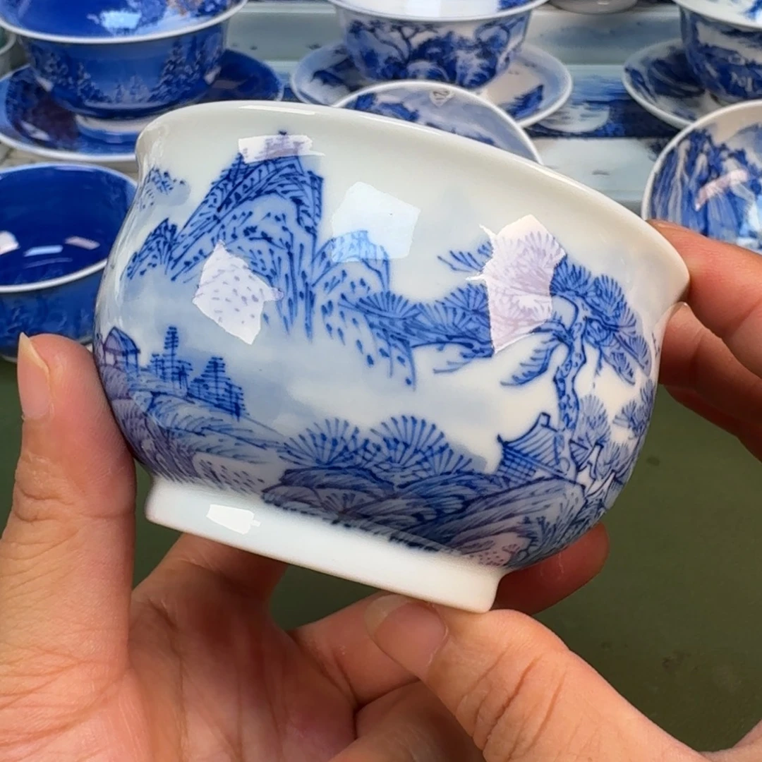 景德镇纯手绘茶具圆圆298