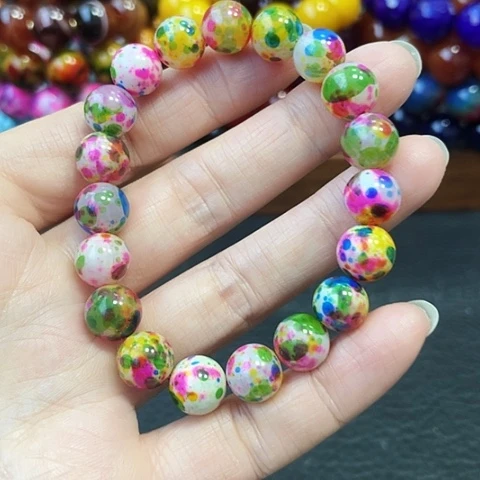 玛瑙未镶嵌手饰七彩药王藏红花10