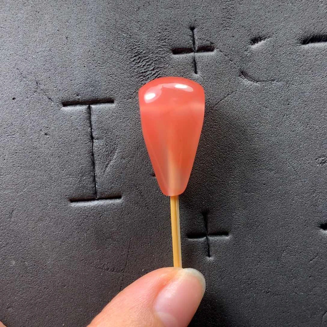未镶嵌三通南红玛瑙
