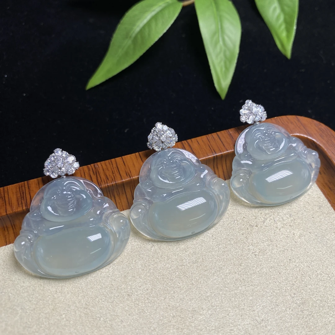 思懿手镯之家-18K翡翠佛公约27*33*6mm-88007-MC-多样性发一芊芊