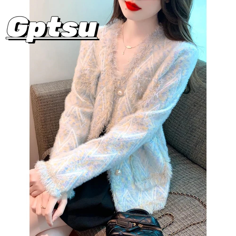 GPTSu小香风洋气短款外套女早春装2025新款宽松减龄开衫外搭大衣