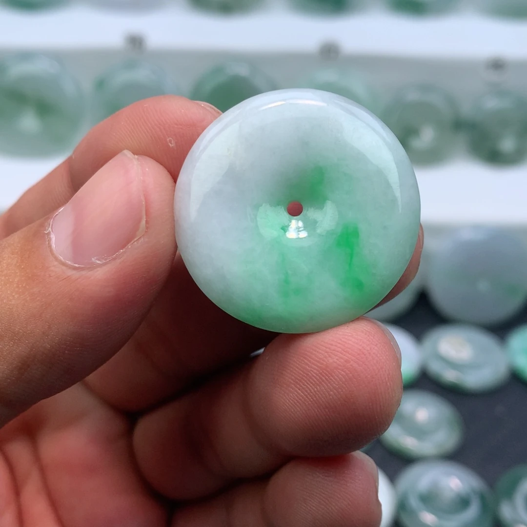 颈饰未镶嵌翡翠缅甸天然A货翡翠29.9-6.0