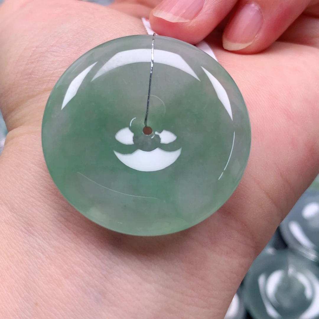 颈饰未镶嵌翡翠天然翡翠